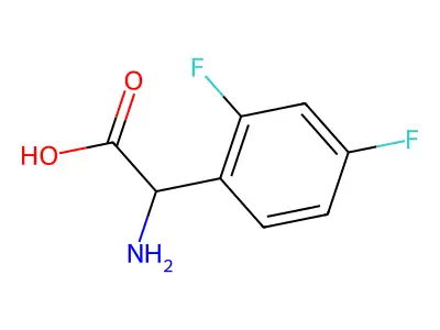 (S)-2-Amino-2-(2,4-difluorophenyl)acetic acid structure