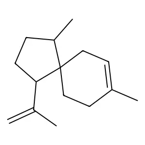 alpha-Acoradiene structure