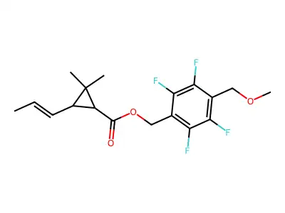 甲氧苄氟菊酯 structure