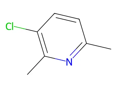 3-Chloro-2,6-dimethylpyridine structure