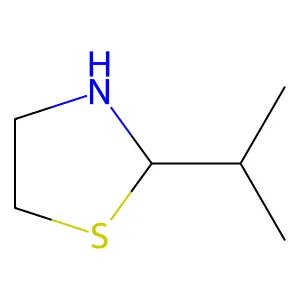 2-Isopropylthiazolidine structure