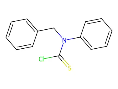 Benzyl(phenyl)carbamothioyl chloride structure