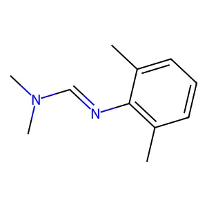 Formamidine, N,N-dimethyl-N'-(2,6-dimethylphenyl)- structure
