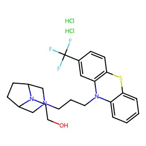Ethanethiol, 2-(4-(p-nitrophenoxy)butyl)amino-, hydrogen sulfate (ester) structure