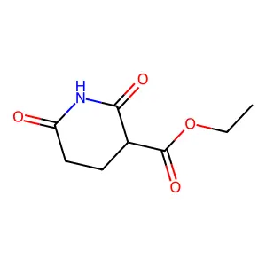 Ethyl 2,6-dioxopiperidine-3-carboxylate structure
