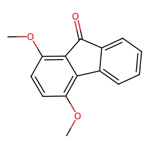 1,4-dimethoxy-9H-fluoren-9-one structure