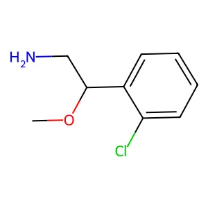 2-Chloro-beta-methoxybenzeneethanamine structure