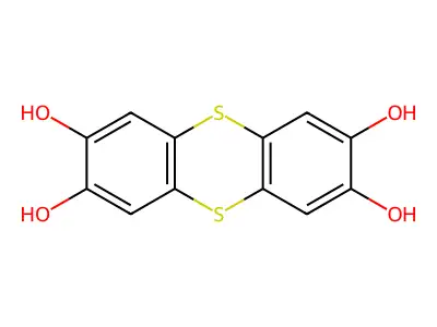 2,3,7,8-Thianthrenetetrol structure