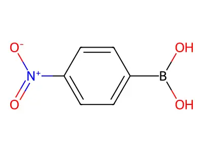 4-Nitrophenylboronic acid structure