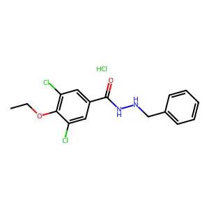 Ethanethiol, 2-(2-cycloheptylethyl)amino-, hydrogen sulfate (ester) structure