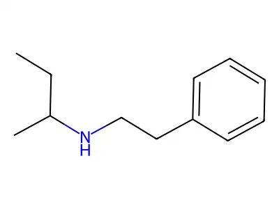 (Butan-2-yl)(2-phenylethyl)amine structure