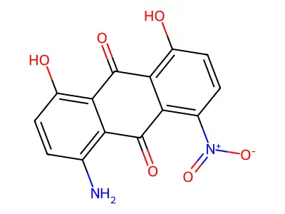 9,10-Anthracenedione, 1-amino-4,5-dihydroxy-8-nitro- structure