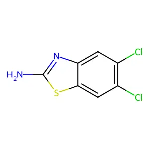 5,6-Dichloro-2-benzothiazolamine structure