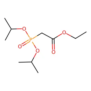 Diisopropyl (ethoxycarbonylmethyl)phosphonate structure