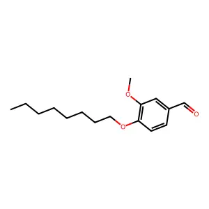 4-(Octyloxy)-M-anisaldehyde structure