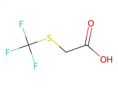 2-[(Trifluoromethyl)sulfanyl]acetic acid structure