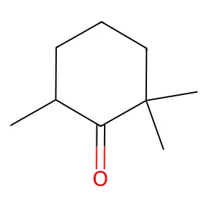 2,2,6-Trimethylcyclohexanone structure