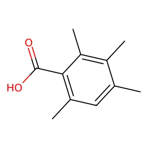 2,3,4,6-Tetramethylbenzoic acid structure