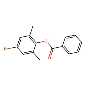 4-Bromo-2,6-dimethylphenyl benzoate structure