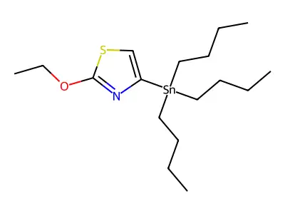 2-Ethoxy-4-(tributylstannyl)thiazole structure