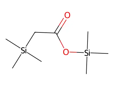 Trimethylsilyl (trimethylsilyl)acetate structure