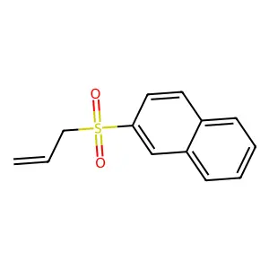 2-Prop-2-enylsulfonylnaphthalene structure