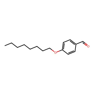 p-(Octyloxy)benzaldehyde structure