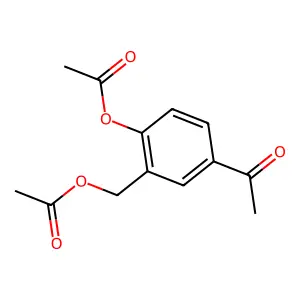 1-(4-(Acetyloxy)-3-((acetyloxy)methyl)phenyl)ethanone structure