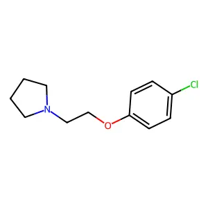 Pyrrolidine, 1-[2-(4-chlorophenoxy)ethyl]- structure
