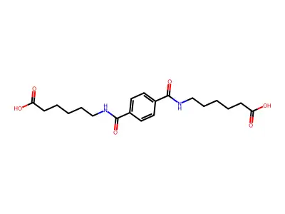 6-[[4-(5-carboxypentylcarbamoyl)benzoyl]amino]hexanoic Acid structure