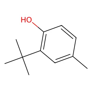 2-tert-Butyl-4-methylphenol structure