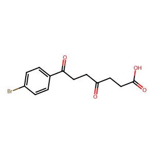 7-(4-Bromophenyl)-4,7-dioxoheptanoic acid structure