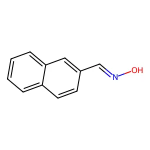 2-萘甲醛肟 structure