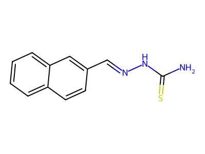 2-Naphthaldehyde thiosemicarbazone structure