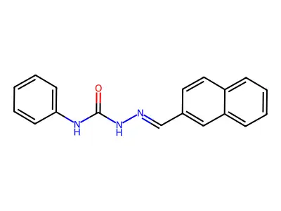 2-Naphthaldehyde N-phenylsemicarbazone structure