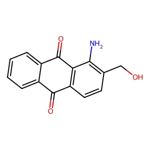 1-Amino-2-(hydroxymethyl)-9,10-anthracenedione structure