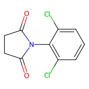 2,5-Pyrrolidinedione, 1-(2,6-dichlorophenyl)- structure