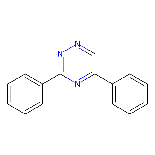 3,5-Diphenyl-1,2,4-triazine structure