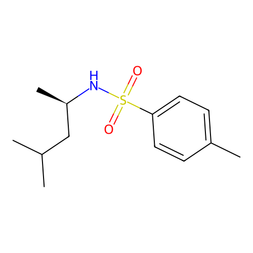 N-(1,3-dimethylbutyl)-4-methylbenzenesulfonamide structure