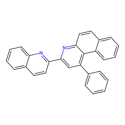 1-Phenyl-3-(quinolin-2-yl)benzo[f]quinoline structure