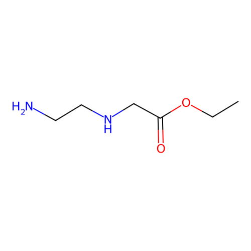 Ethyl 2-(2-aminoethylamino)acetate structure