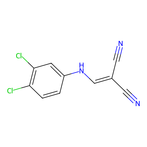 2-[(3,4-Dichloroanilino)methylene]malononitrile structure