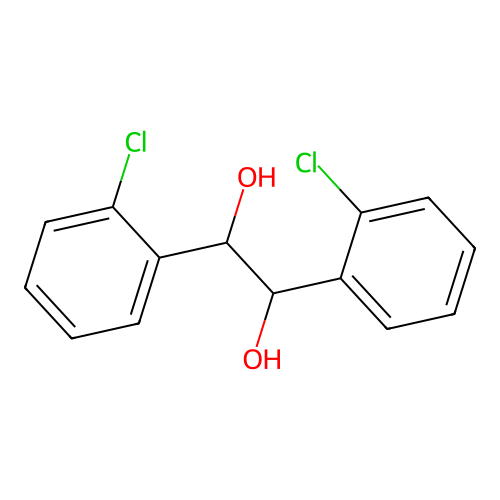 (S,S)-(+)-1,2-Bis(2-chlorophenyl)-1,2-ethanediol structure