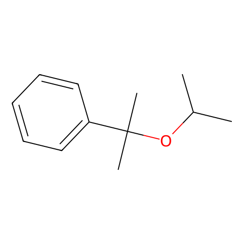 Ether, alpha,alpha-dimethylbenzyl isopropyl structure