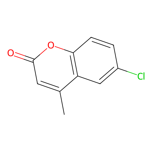 2H-1-Benzopyran-2-one, 6-chloro-4-methyl- structure