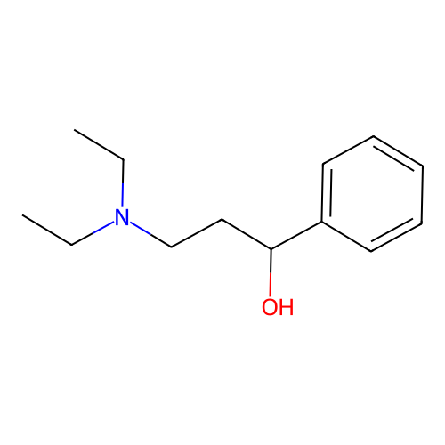 3-(Diethylamino)-1-phenylpropan-1-ol structure