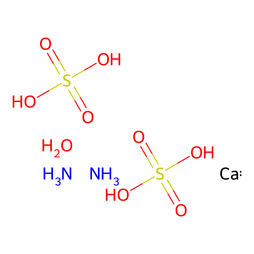 Koktaite ((NH4)2Ca(SO4)2.H2O) structure
