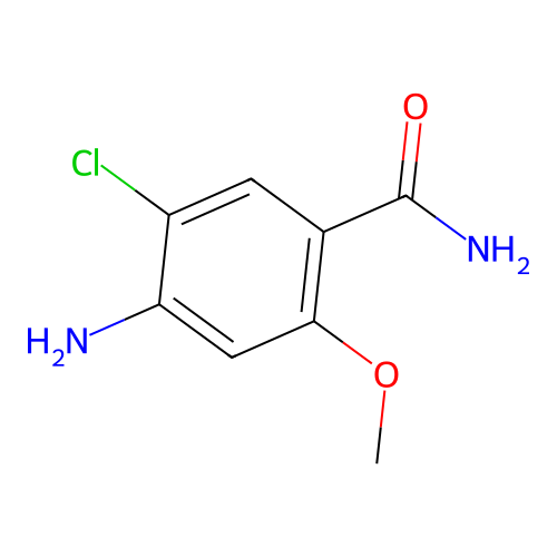4-Amino-5-chloro-2-methoxybenzamide structure