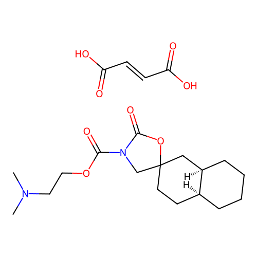 C17H28N2O4.C4H4O4.1/2H2O structure