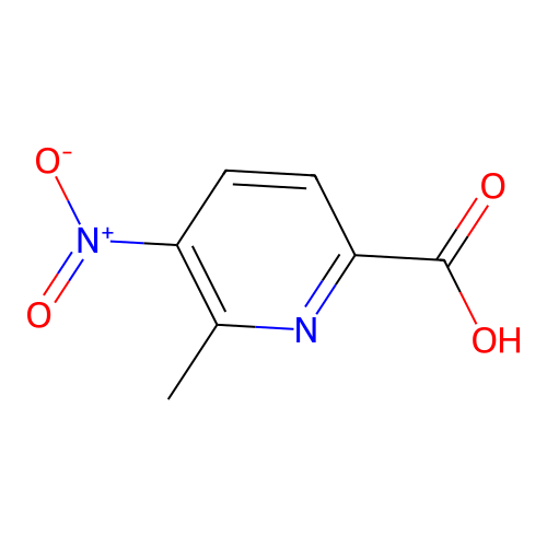 2-Methyl-3-nitropyridine-6-carboxylic acid structure